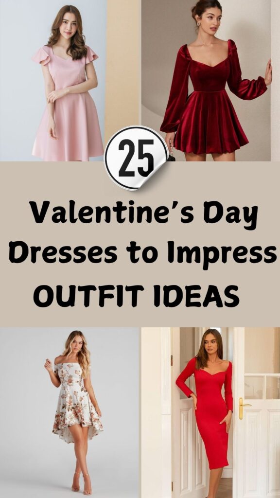 25 Valentines Day Dresses to Impress Outfit Ideas