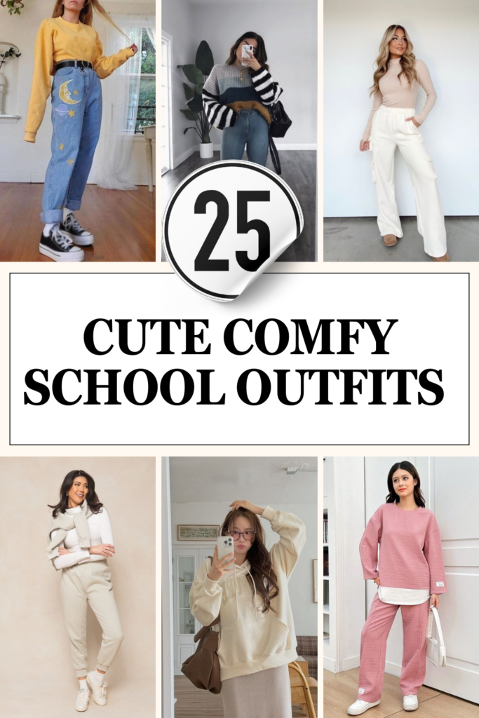 25 Cute Comfy School Outfits You’ll Love This Year